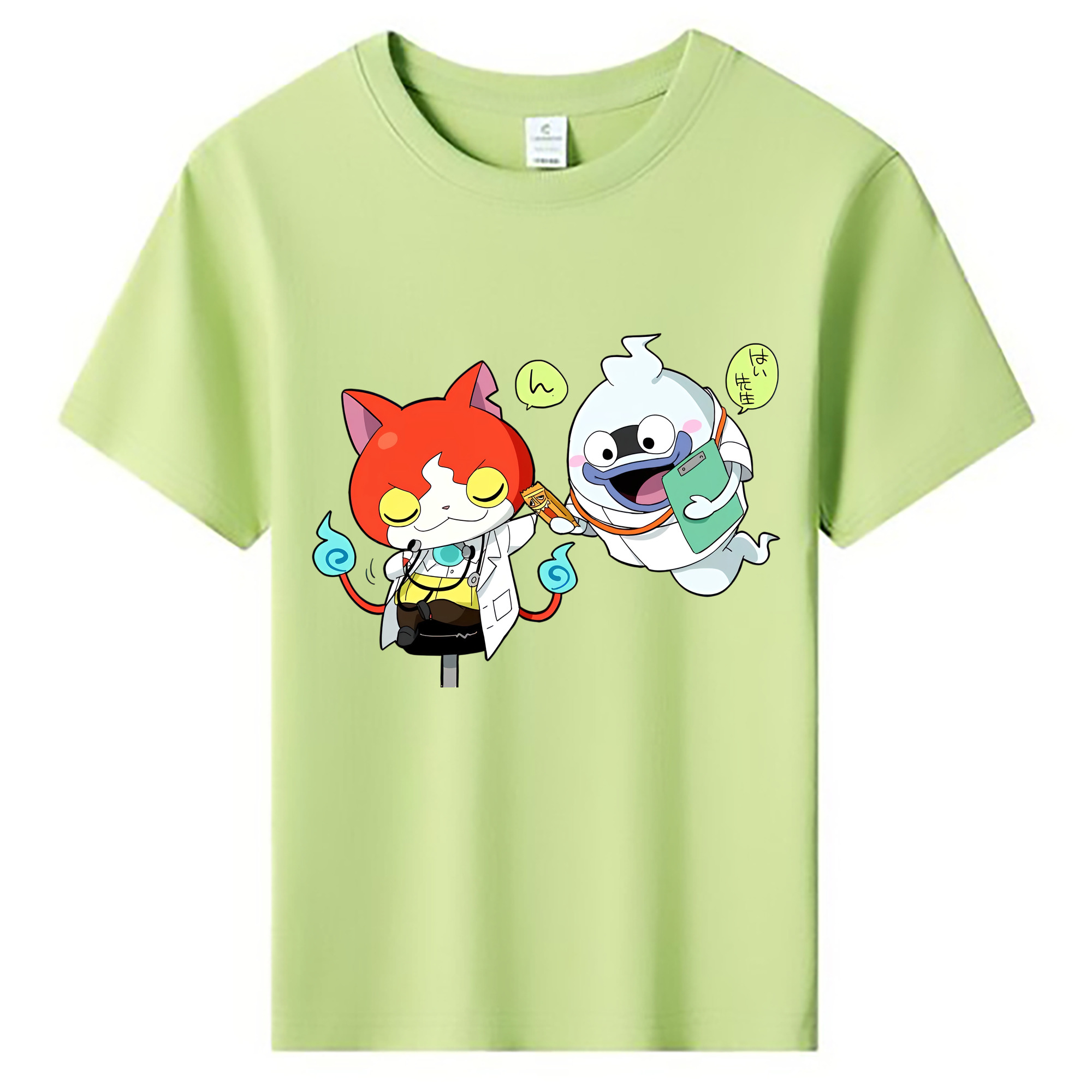 （画像用） 妖怪ウォッチ Yo-kai Watch 綿100％キッズTシャツ（フロントプリント）